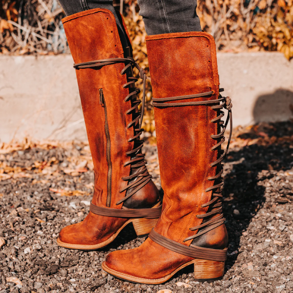 FREEBIRD | WOMEN'S COAL-RUST SUEDE