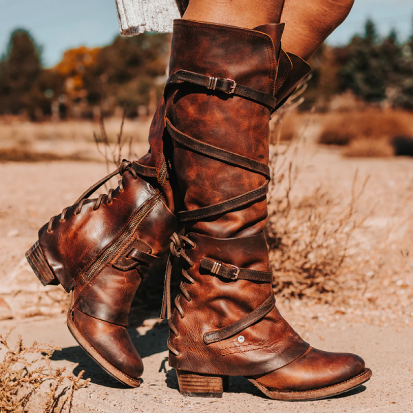 FREEBIRD | WOMEN'S CASSIUS-BROWN DISTRESSED