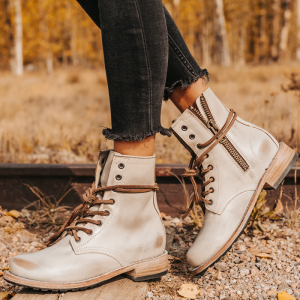 FREEBIRD | WOMEN'S MANCHESTER-TAUPE DISTRESSED - Click Image to Close