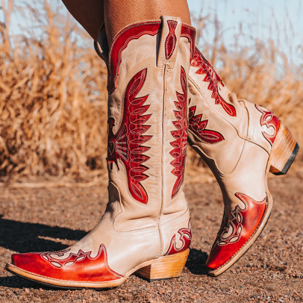 FREEBIRD | WOMEN'S WILLIE-BEIGE/RED MULTI