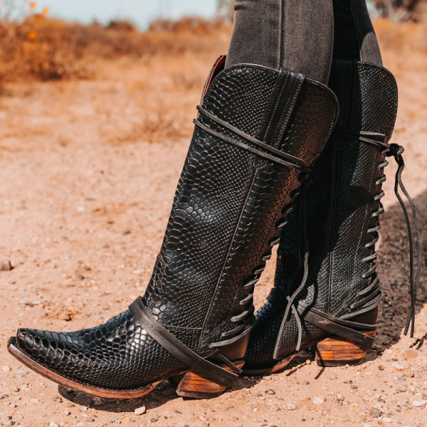 FREEBIRD | WOMEN'S WARDON-BLACK SNAKE