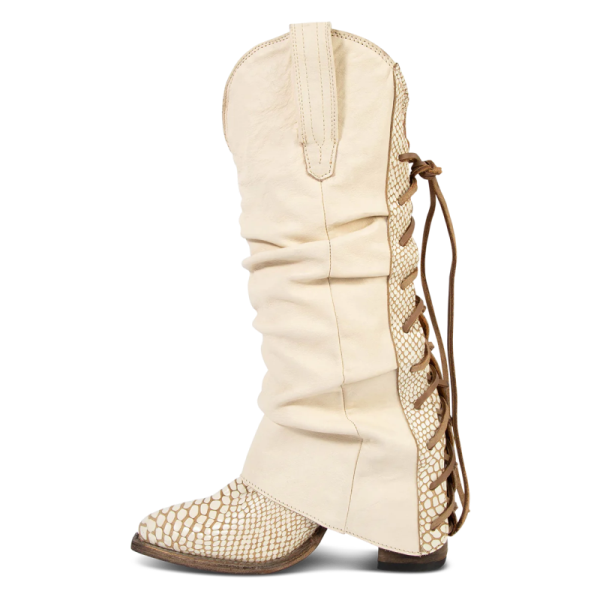 FREEBIRD | WOMEN'S JULES-WHITE SNAKE - Click Image to Close