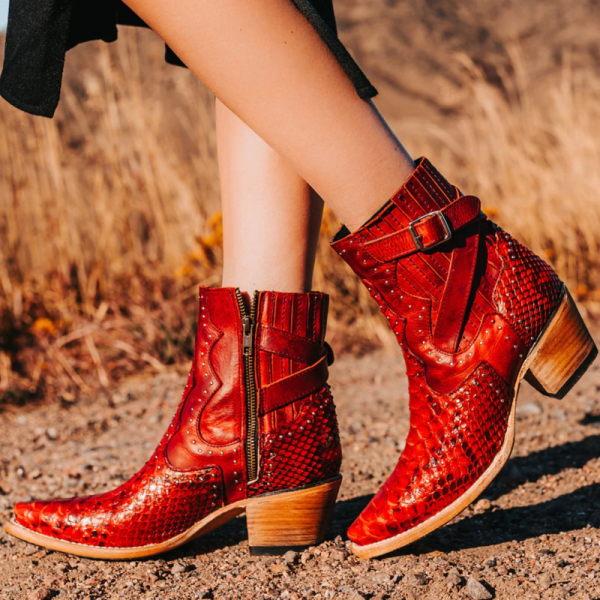 FREEBIRD | WOMEN'S MORGAN-RED PYTHON