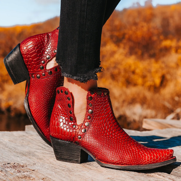 FREEBIRD | WOMEN'S MANDY-RED SNAKE